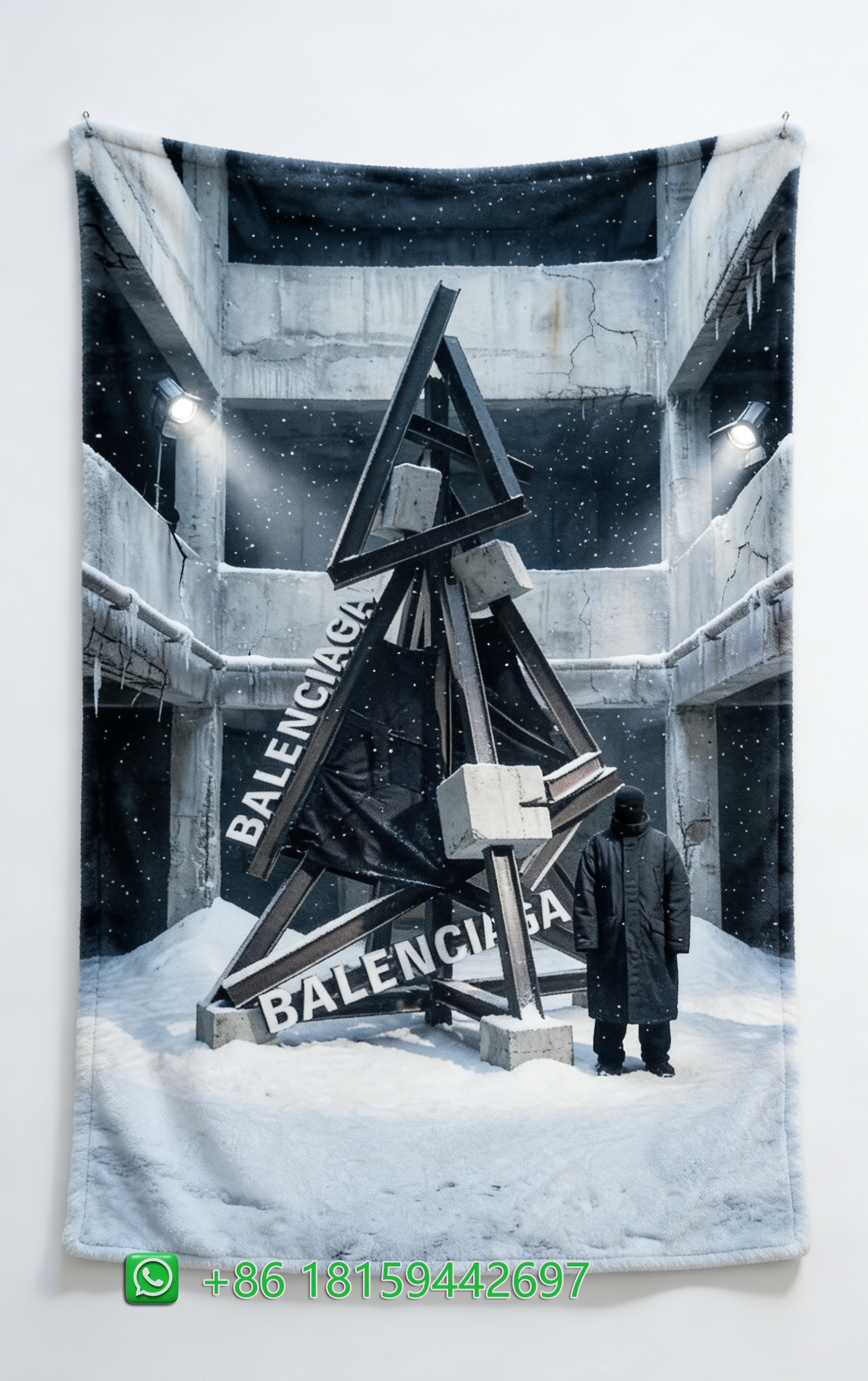 Balenciaga Throw Blankets